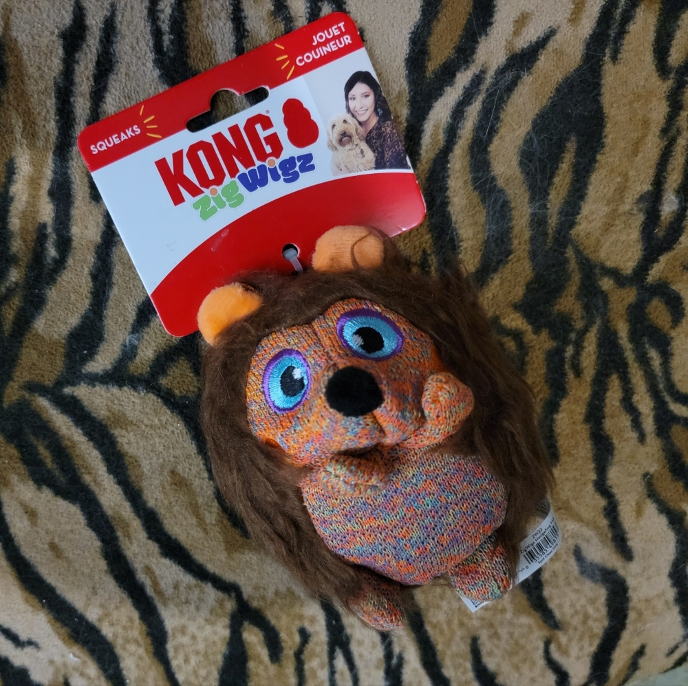 KONG ZigWigz Plush Toy - Multicolor